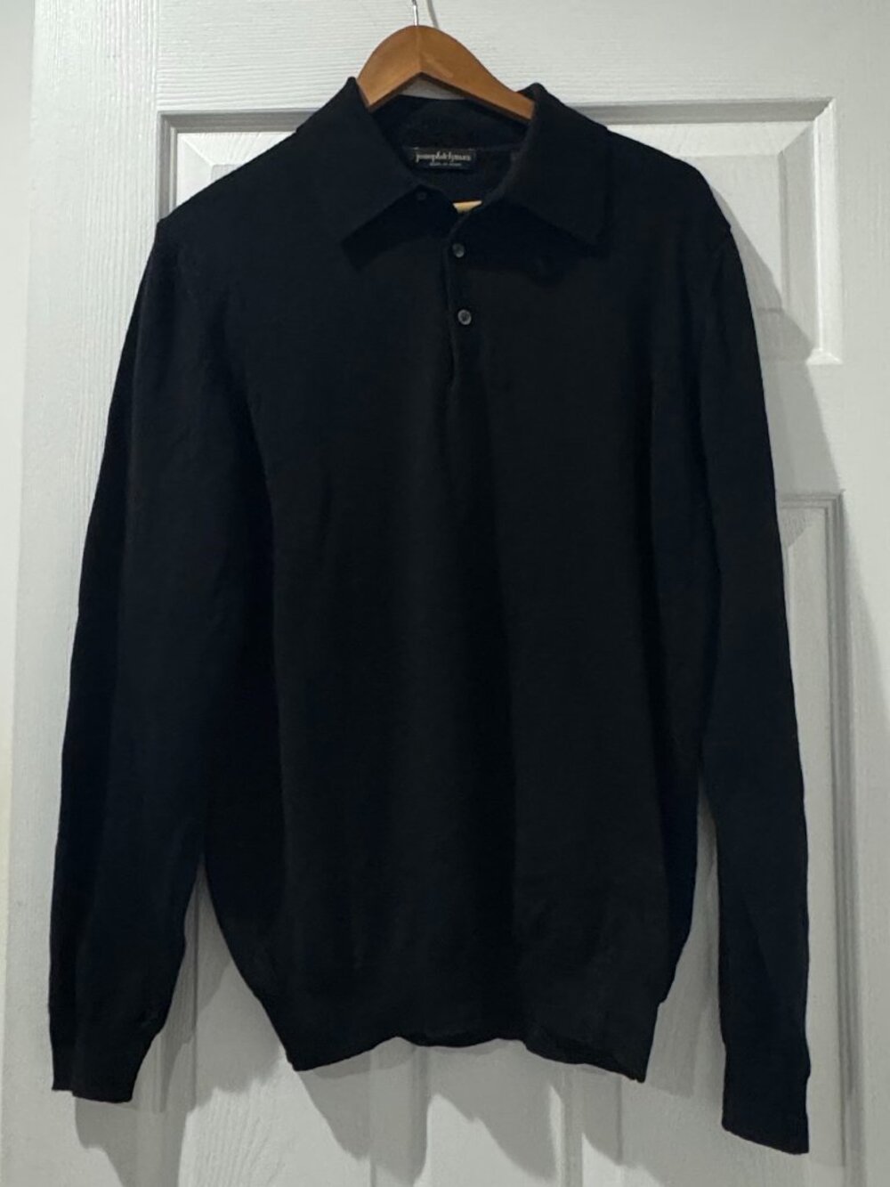Vintage Joseph & Lyman Merino Wool 3-Button Sweater